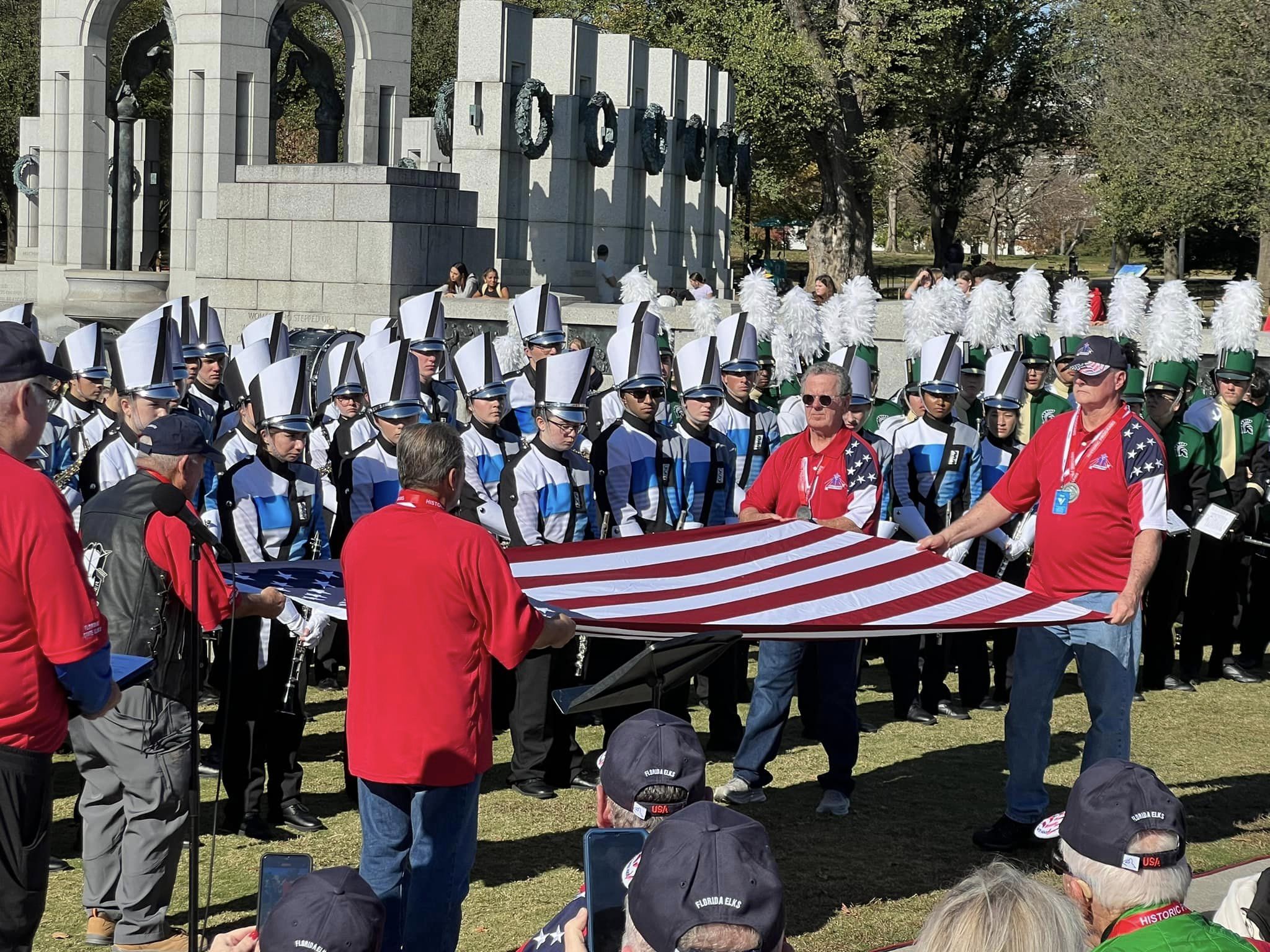 Prospect Marching Band Salutes Veterans in Washington DC